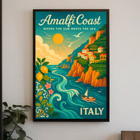 Vintage Art Deco Automobile Poster