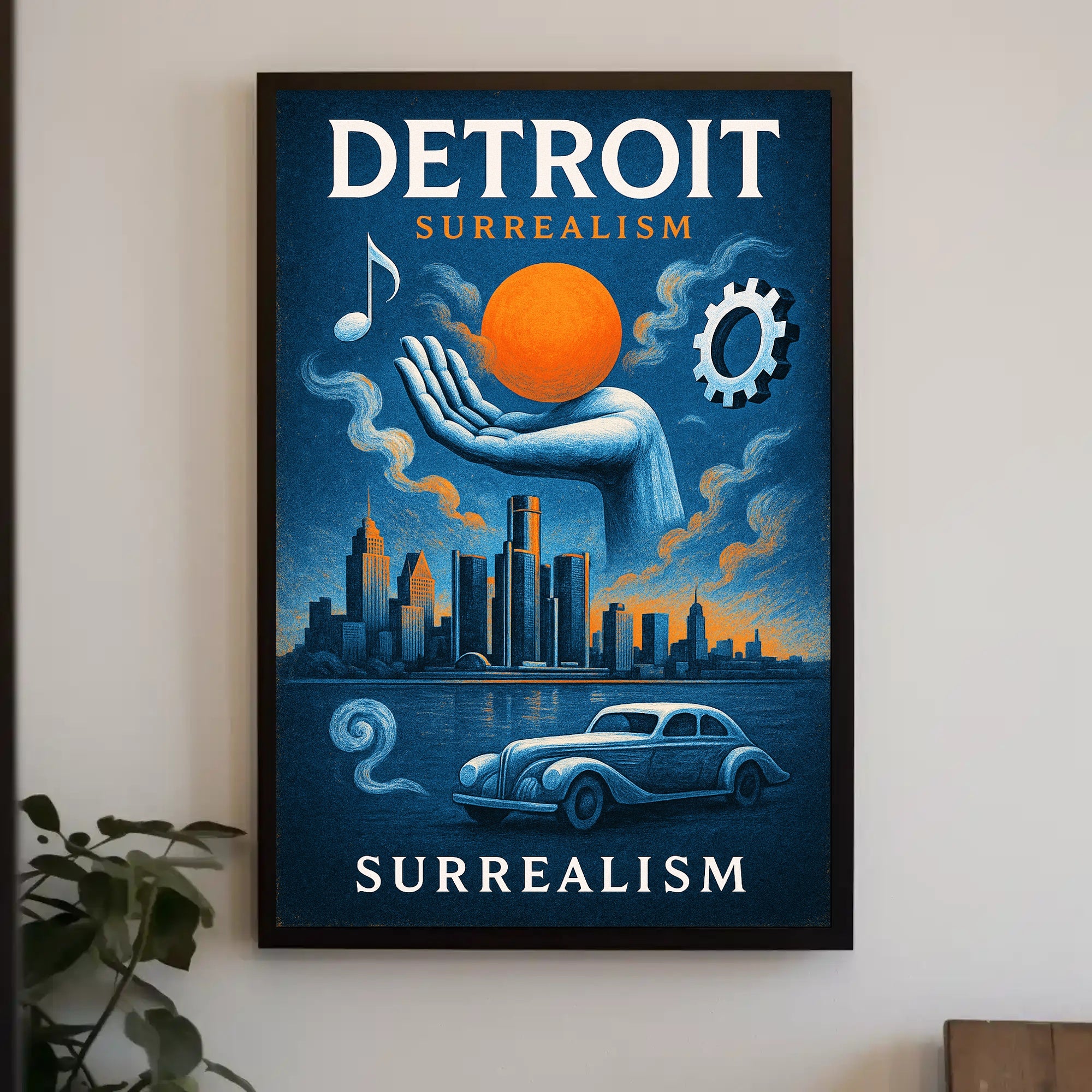 Detroit Surrealism Poster PosterGoat