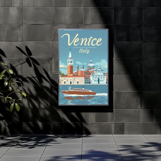 Venice, Italy Vintage Style Poster