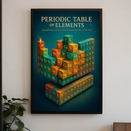 The Periodic Table Of Elements Poster
