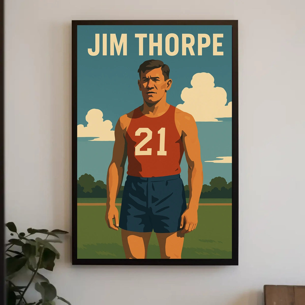 Jim Thorpe Athletic Legend Poster