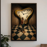 Surreal Reflections of Time Poster