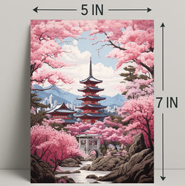 Cherry Blossom Serenity Poster