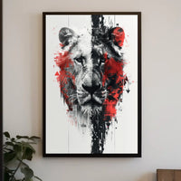 The Duality Of The Lion Poster