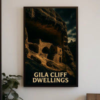 Gila Cliff Dwellings Poster