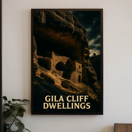 Gila Cliff Dwellings Poster