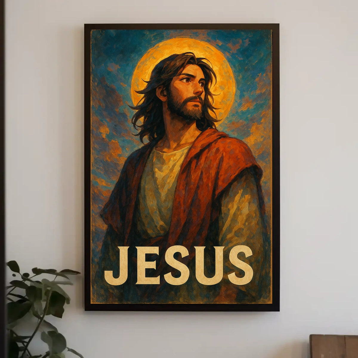 Jesus A Reverent Portrait Poster