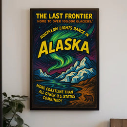The Last Frontier Alaska Poster