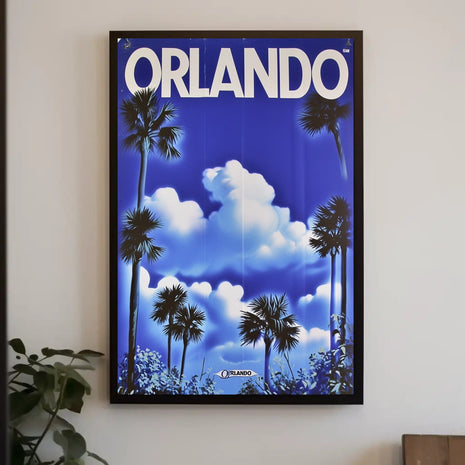 Orlando Retro Travel Poster