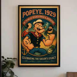 Popeye 1929 Art Poster POP-02