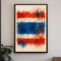 Abstract National Colors Poster