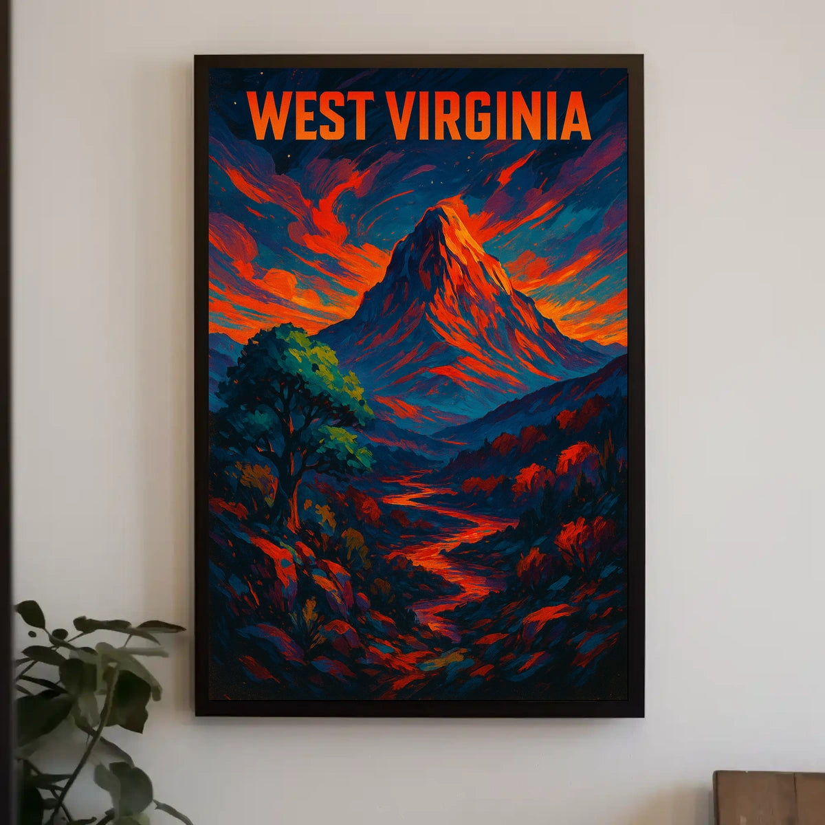 West Virginia Landscape Poster