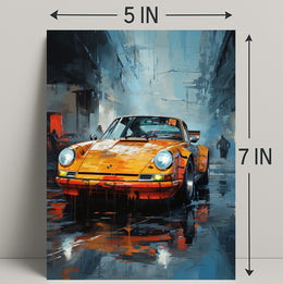 Urban Elegance Classic Car Art Poster PosterGoat