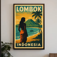 Lombok, Indonesia Poster