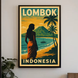 Lombok, Indonesia Poster