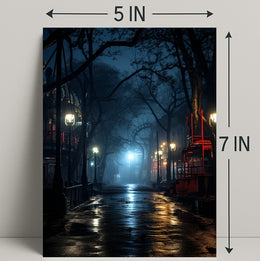 Mysterious Night In The Park Poster