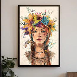 Abstract Nature-Inspired Art Poster
