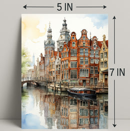 Reflections Of Amsterdam Poster