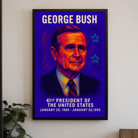 George Bush 41st President Poster