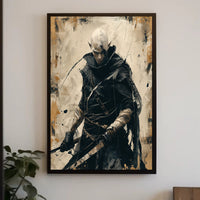 Mystical Elf Warrior Fantasy Art Poster Decor PosterGoat