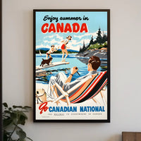 Enjoy Summer In Canada Poster