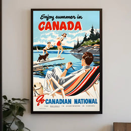 Enjoy Summer In Canada Poster