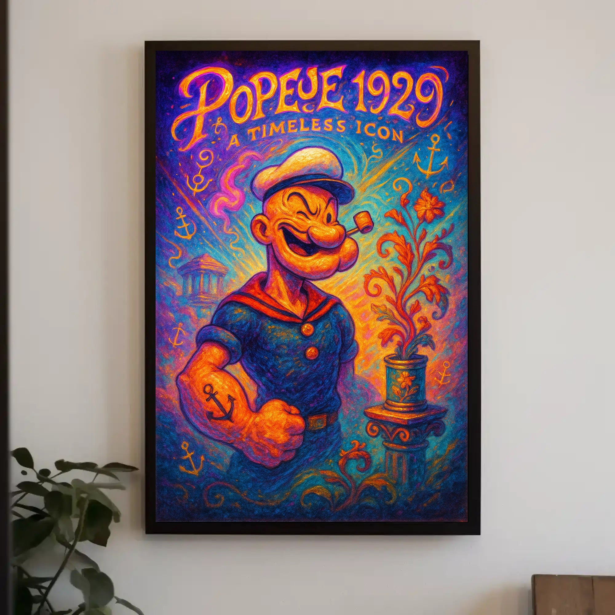 Popeye Vintage Poster Art Print 1929 Timeless Icon
