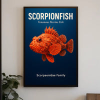 Scorpionfish Venomous Marine Fish Poster PosterGoat