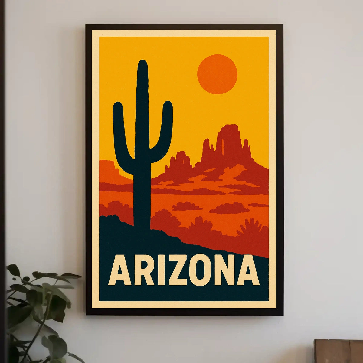 Arizona Desert Landscape Poster