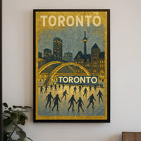 Toronto Winter Scene Poster