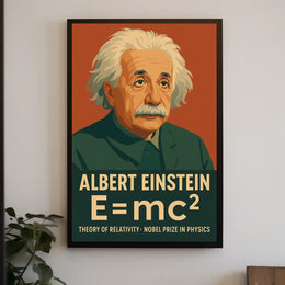 Albert Einstein Theory Of Relativity Poster