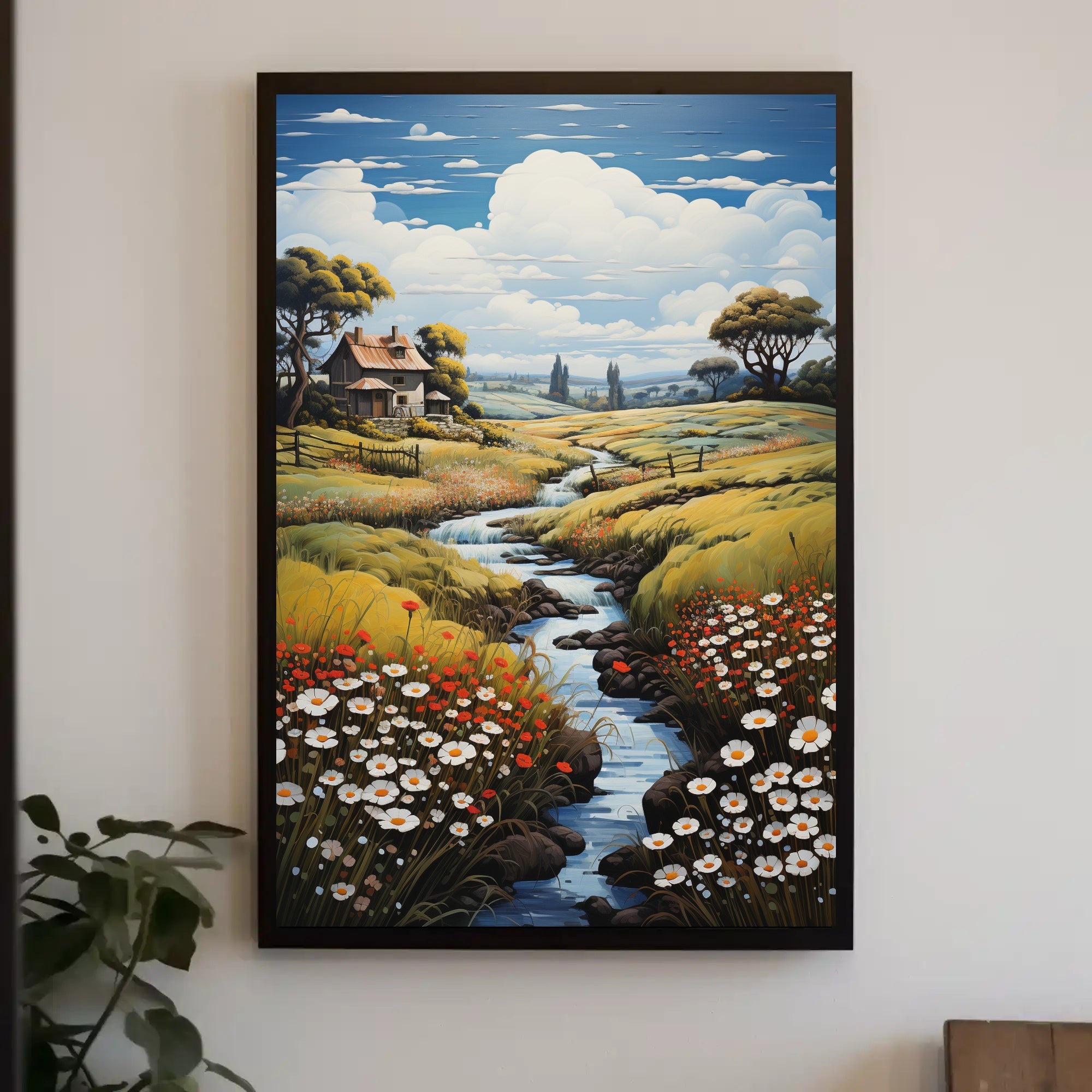 Timeless Pastoral Landscape Artwork for Home Decor Poster