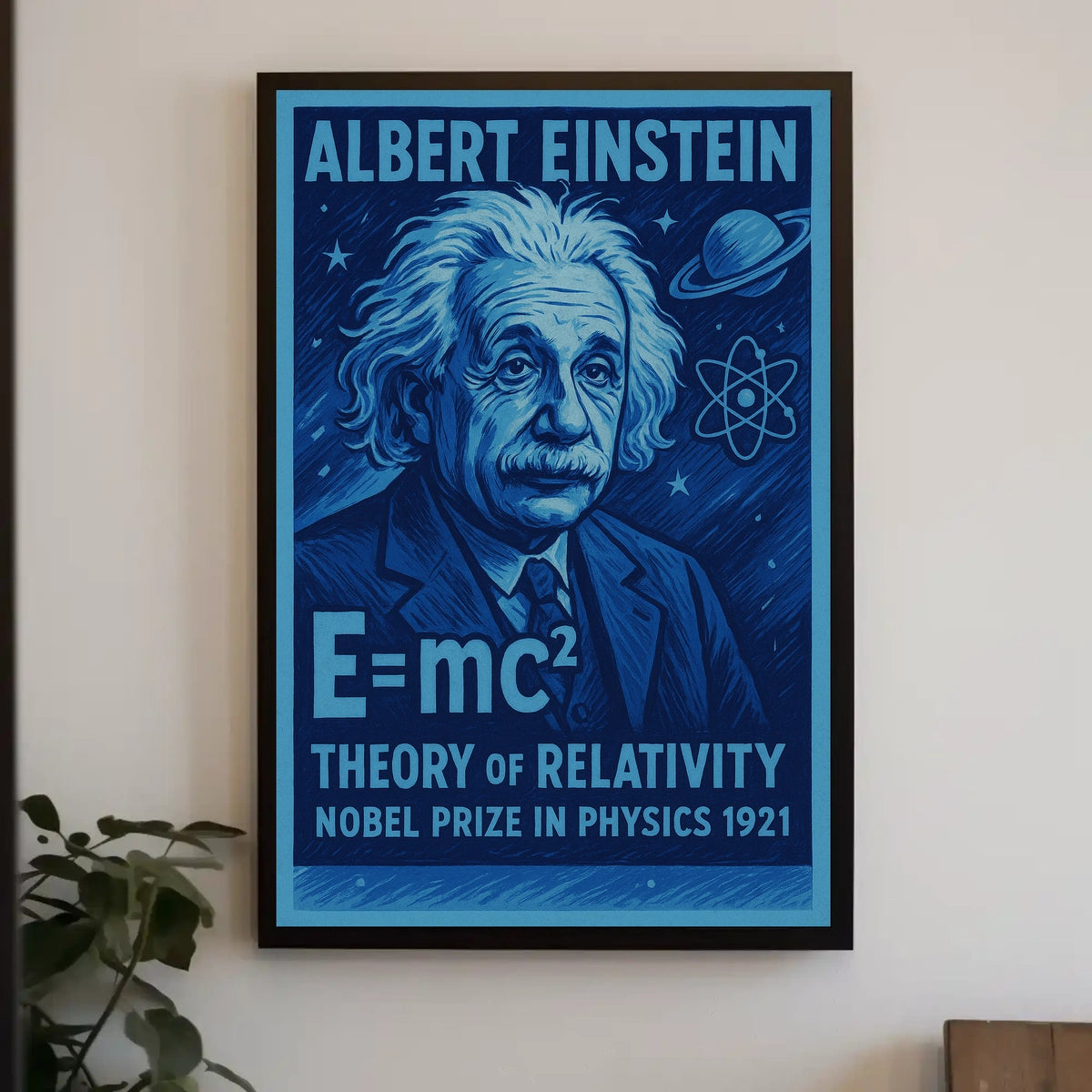 Albert Einstein And The Theory Of Poster