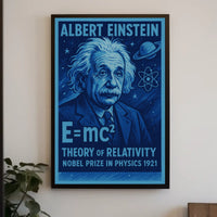 Albert Einstein And The Theory Of Poster