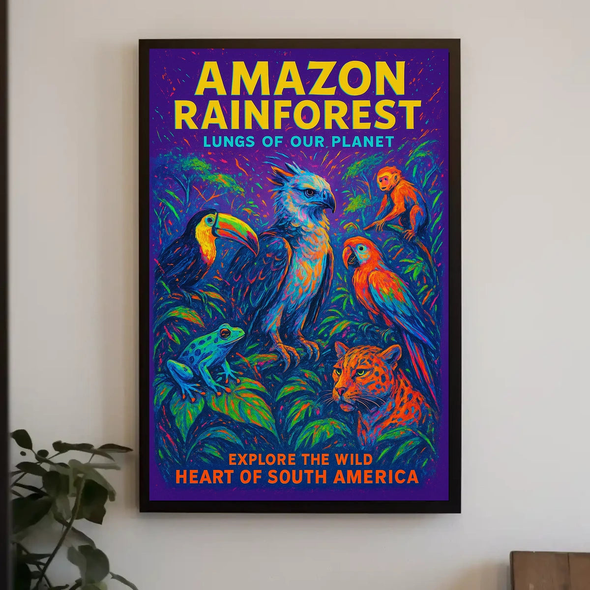 Amazon Rainforest Lungs of Our Planet Poster