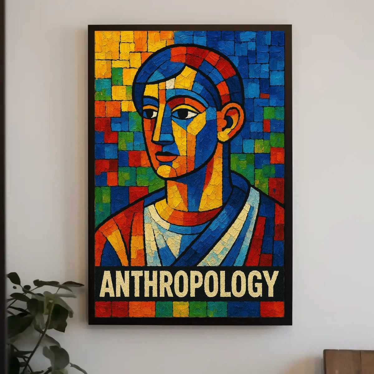 Anthropology Mosaic Poster