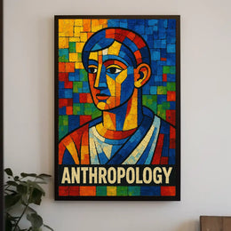 Anthropology Mosaic Poster