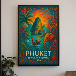 Phuket Jewel of the Andaman Sea Poster