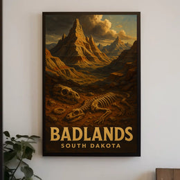 Badlands Of South Dakota Poster
