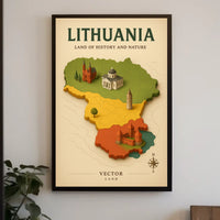 Lithuania Land Of History And Nature Poster