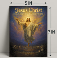 Jesus Christ Resurrection Dawn of Hope Poster PosterGoat