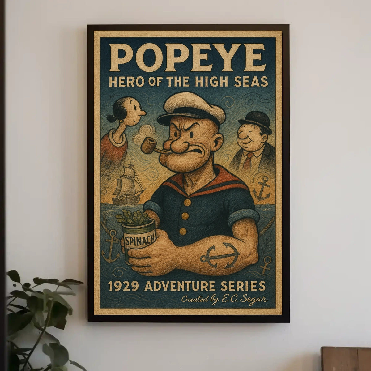 Popeye 1929 Art Poster POP-110