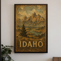 Idaho Landscape Art Poster