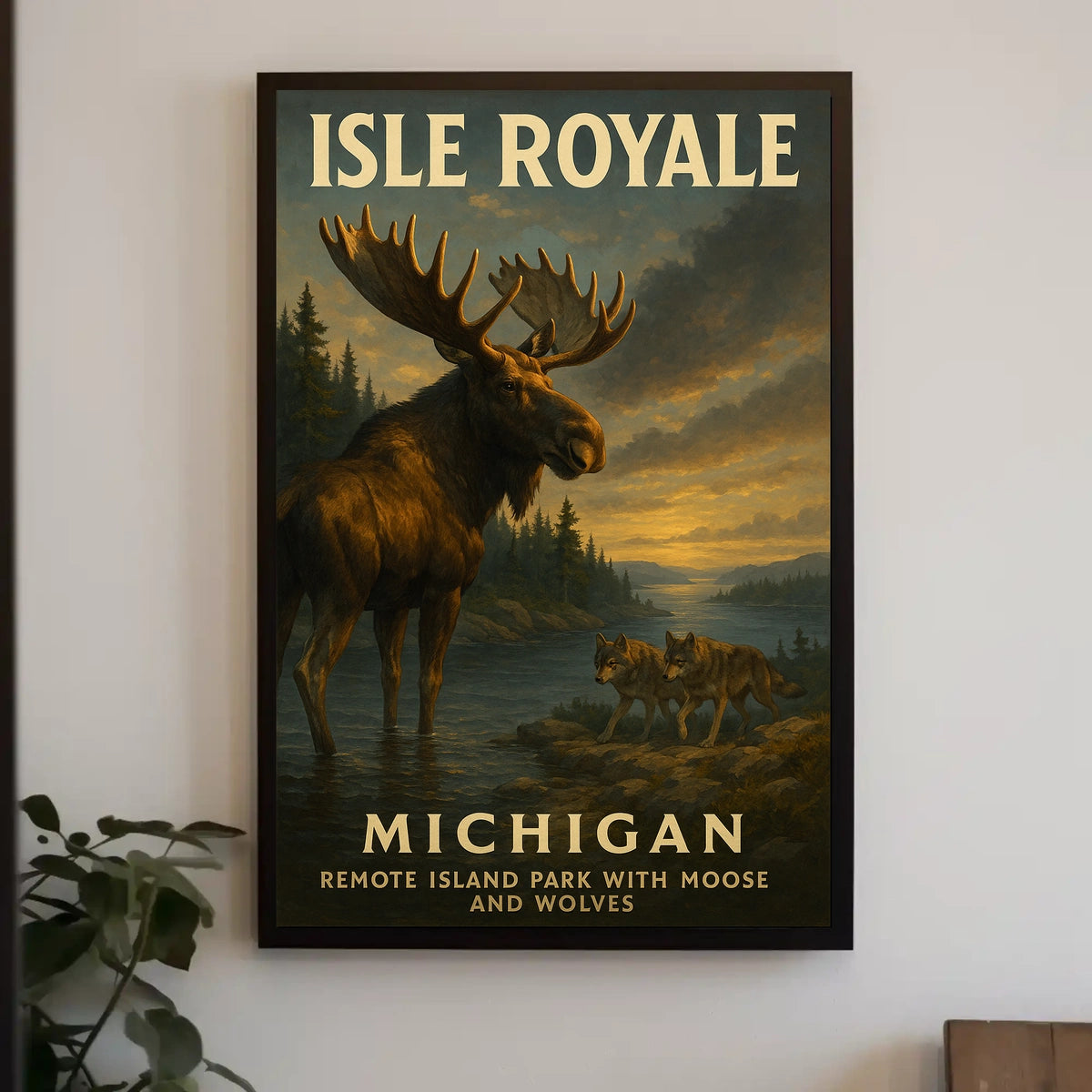 Isle Royale MichiganS Remote Poster