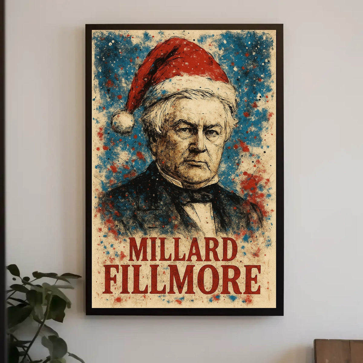 Millard Fillmore 13th President of the United States Christmas SeriesPoster