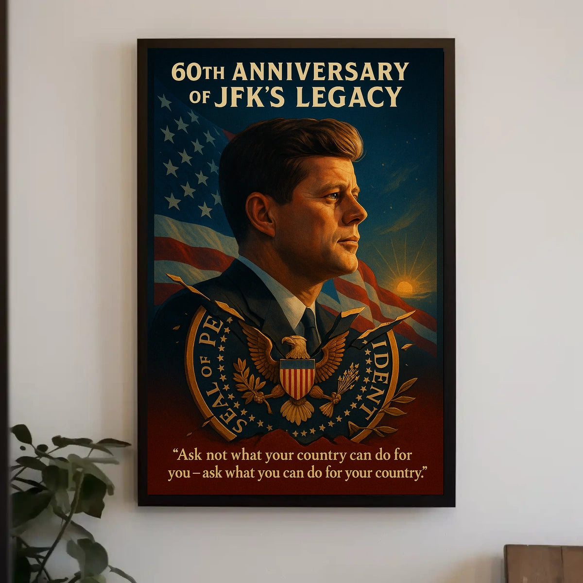 John F. Kennedy 35Th President Poster