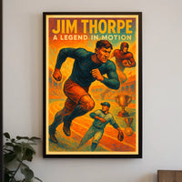 Jim Thorpe Legendary Athlete Poster