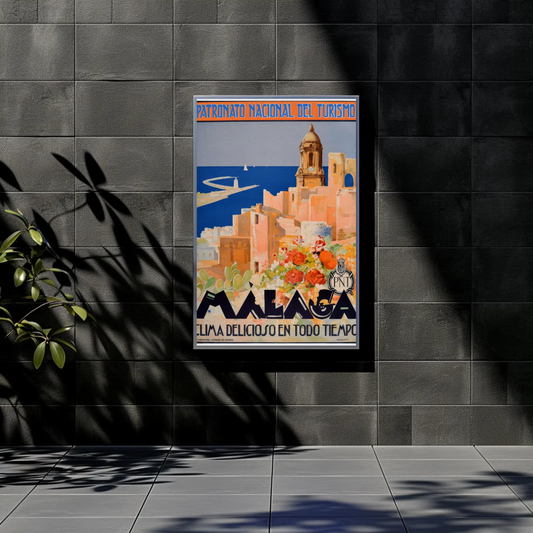 Visit Malaga, Spain Poster