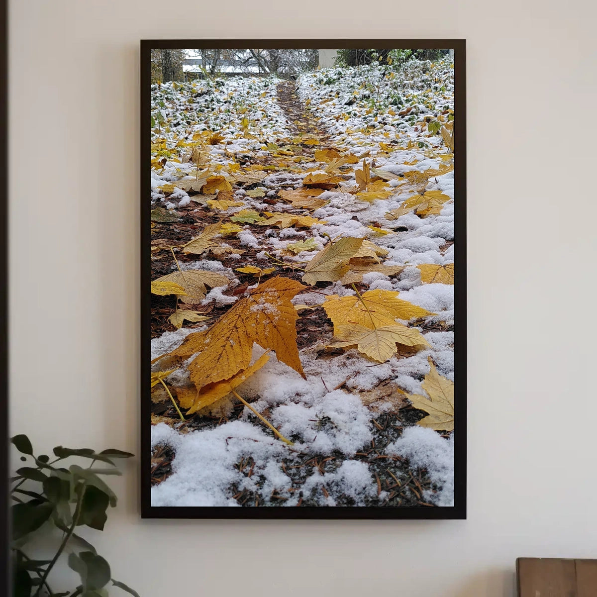 AutumnS First Snow Poster