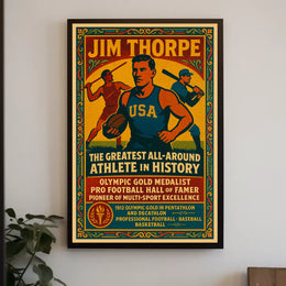 Celebrating a Legendary Athlete Poster